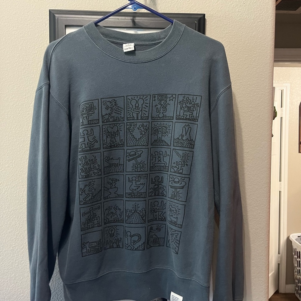 Uniqlo x Keith Haring first exhibition sweatshirt.